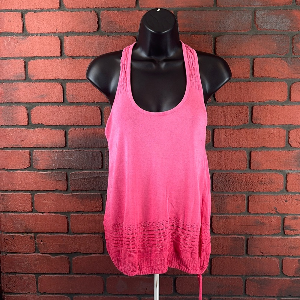 Bebe Tank Top Womens Medium Pink